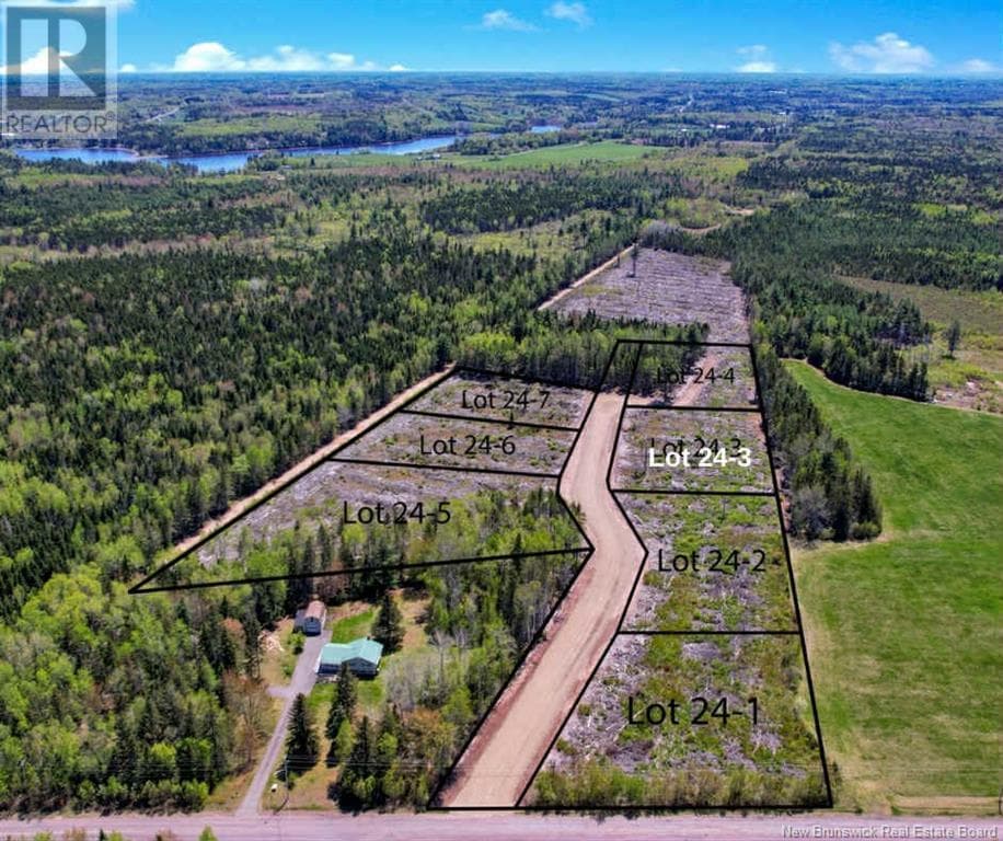vacant land at Lot 24-3 Saint-Joseph Road — $33,000