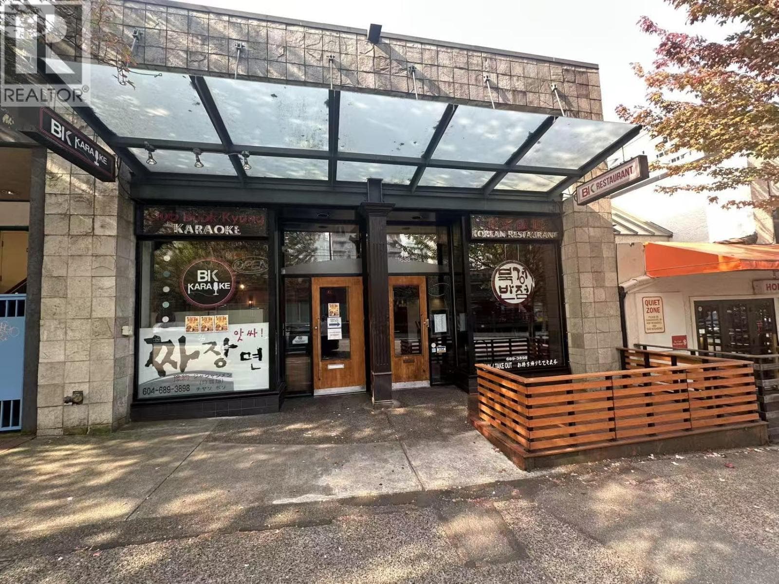 business at 1638 ROBSON STREET — $150,000