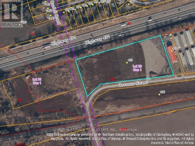vacant land at 420 TORONTO STREET — $3,800,000