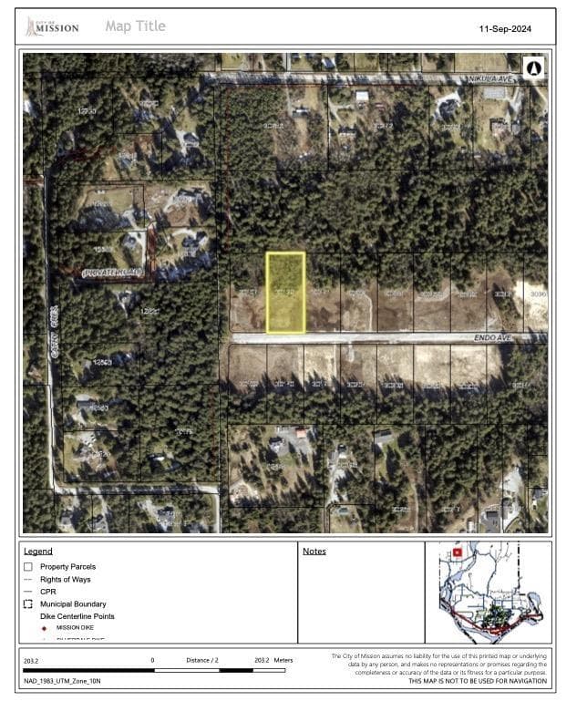 vacant land at 30139 ENDO AVENUE — $990,900