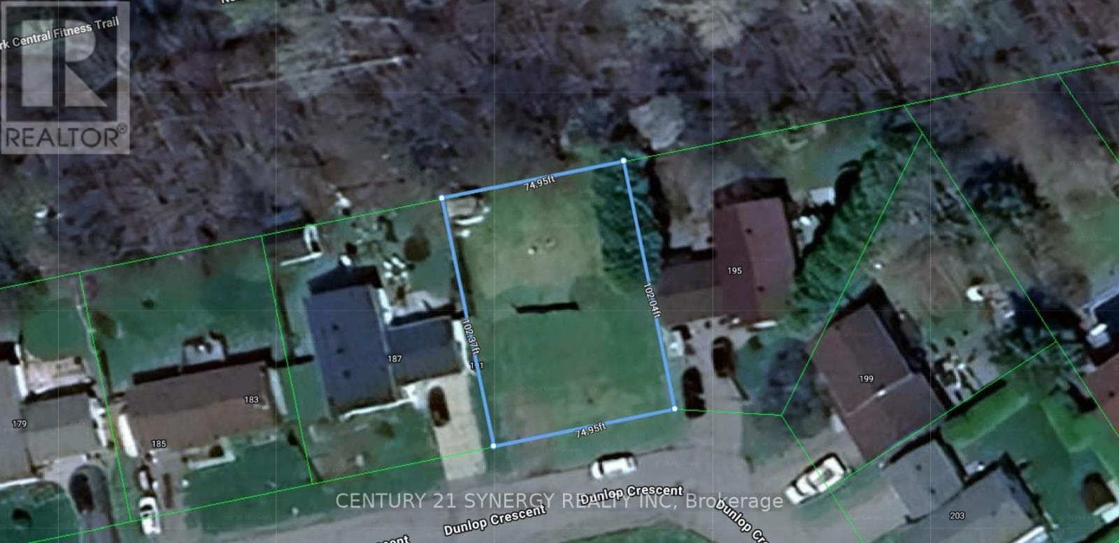 vacant land at 191 DUNLOP CRESCENT — $299,900