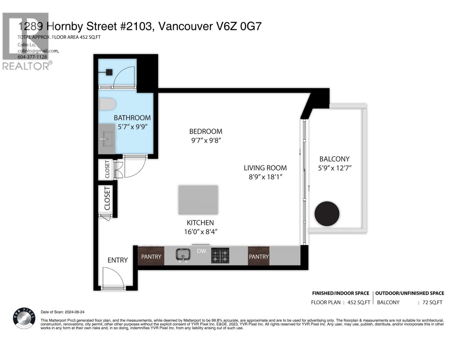 2103 1289 HORNBY STREET photo 4