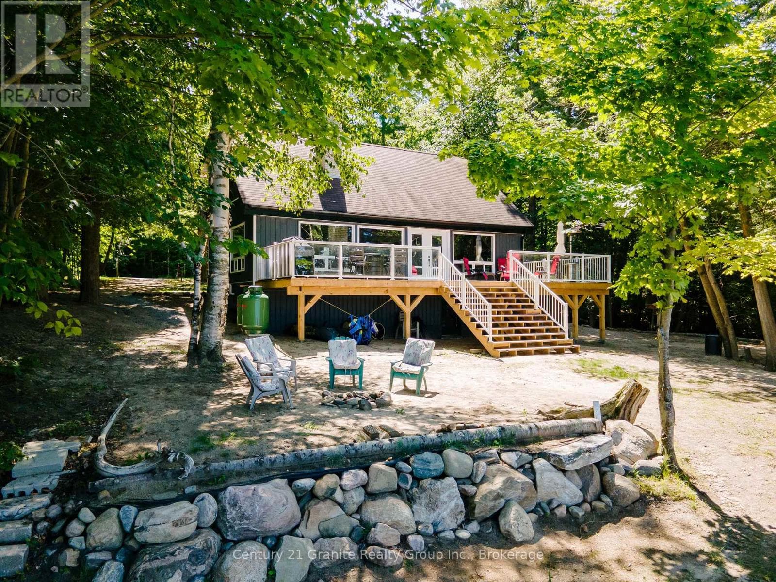 3 bed 2 bath single family at 2347 KASHAGAWIGAMOG LAKE ROAD — $1,149,000