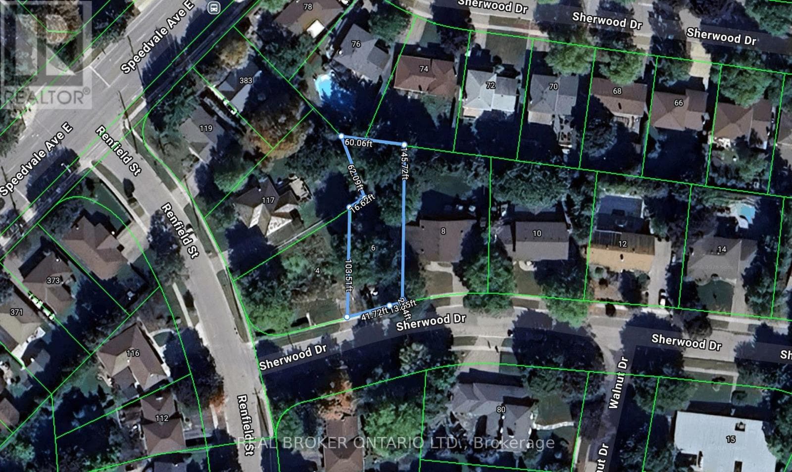 vacant land at 6 SHERWOOD DRIVE — $499,900