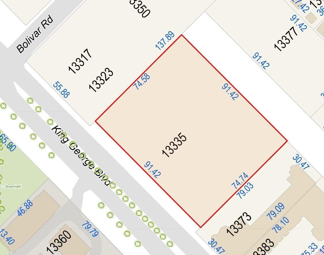 industrial at 13335 KING GEORGE BOULEVARD — $16,990,000