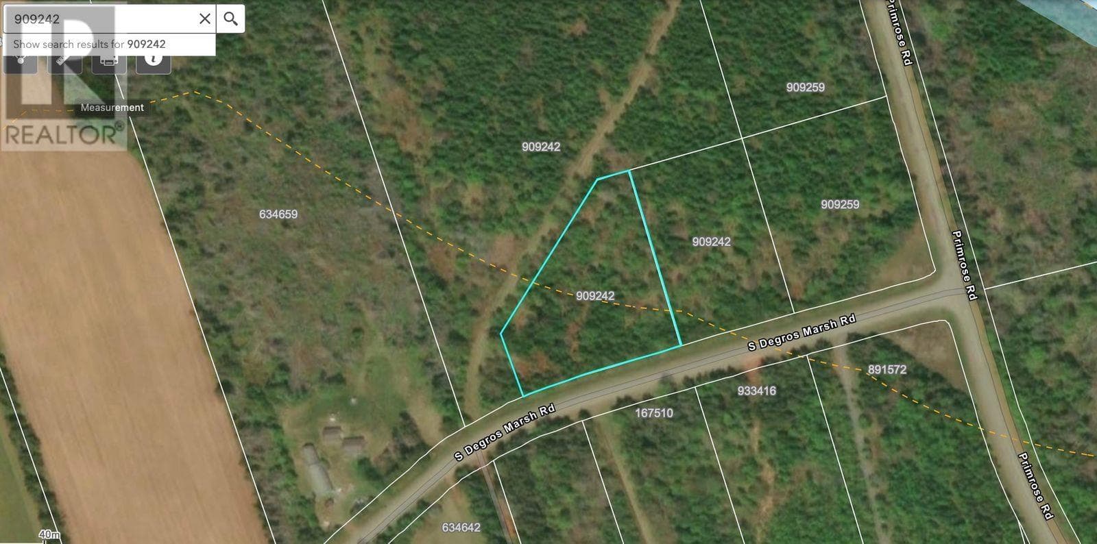 vacant land at LOT 2 SOUTH DEGROS MARSH Road — $74,900