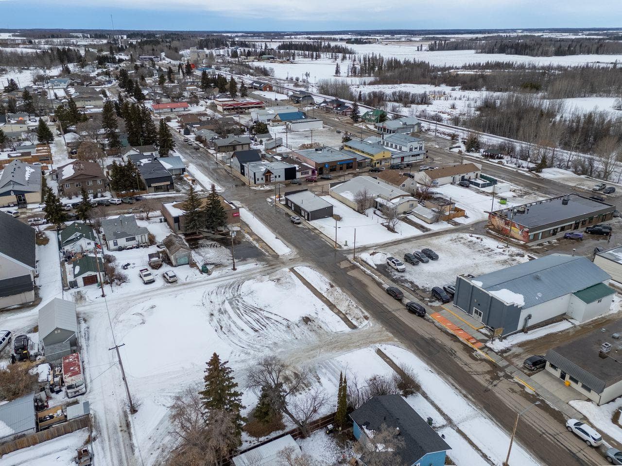 vacant land at 4923  49 Ave — $100,000