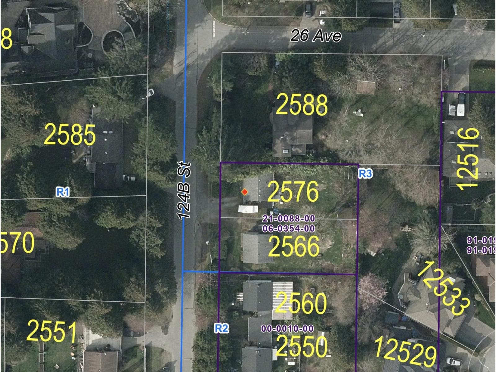vacant land at 2576 124B STREET — $1,310,000