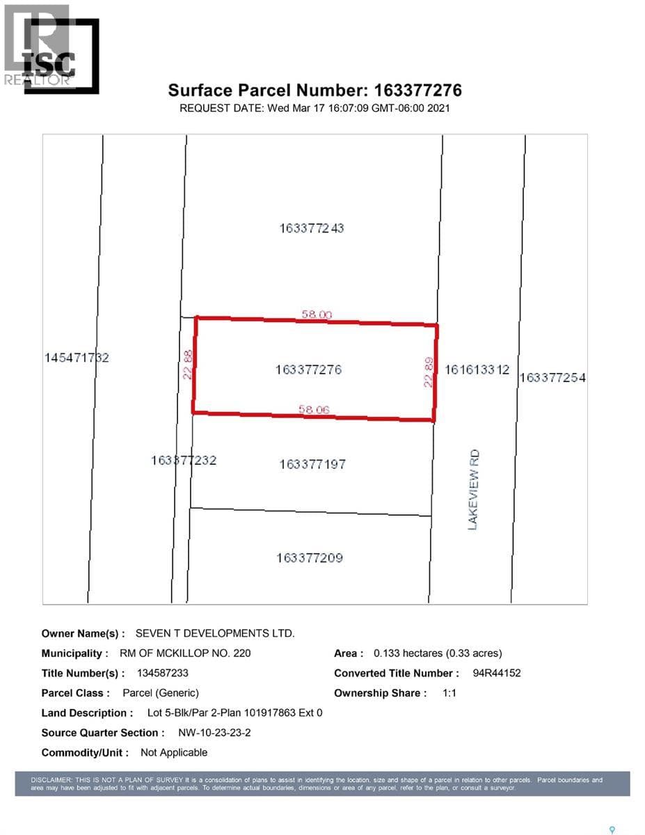Lot 5 5 Lakeview ROAD photo 5