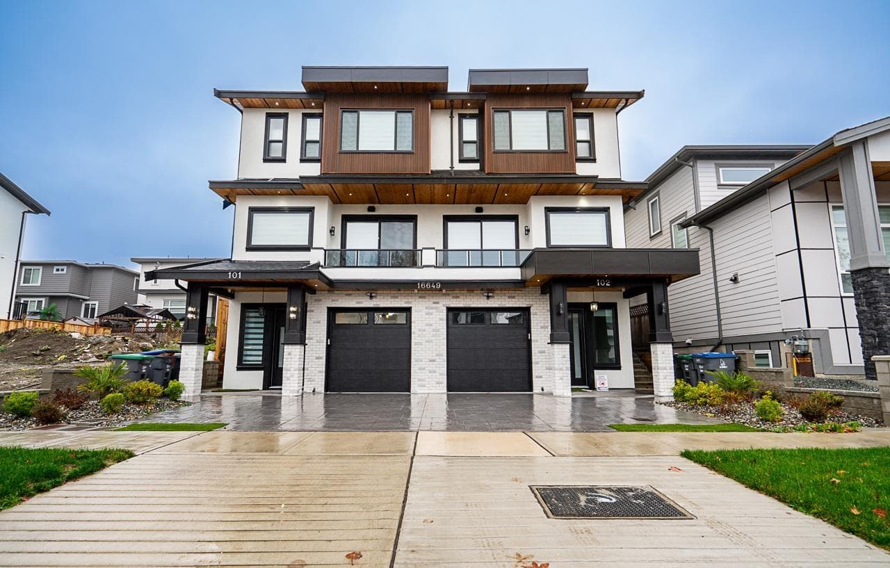 4 bed 4 bath single family at 101 16649 18A AVENUE — $1,298,000