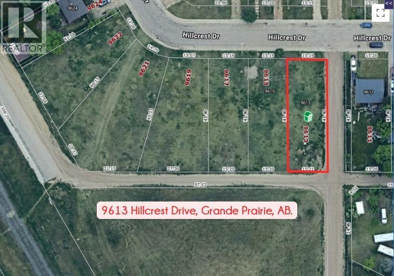 vacant land at 9613 Hillcrest Drive — $89,900