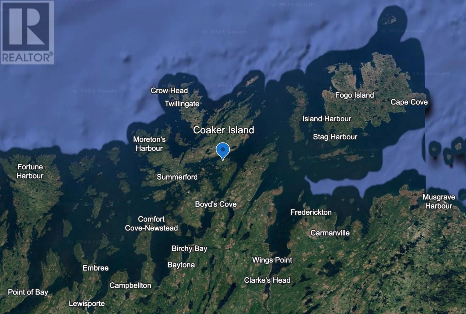 vacant land at Coakers Island — $1,400,000