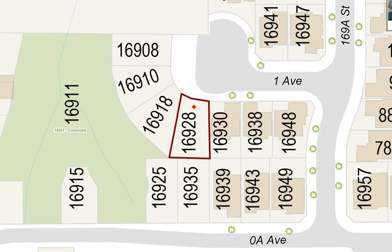 vacant land at 16928 1 AVENUE — $799,606