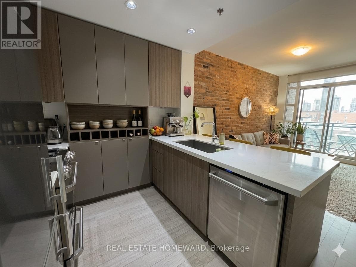 1 bed 1 bath single family at 407 - 88 COLGATE AVENUE — $634,000