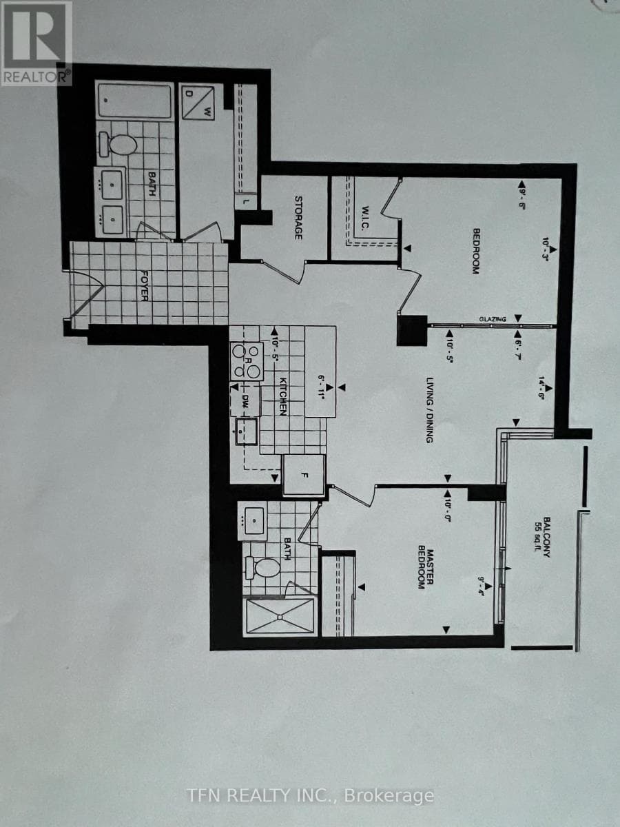 2 bed 2 bath single family at 519 - 9201 YONGE STREET — $585,000