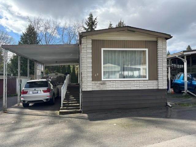 2 bed 1 bath single family at 46 8266 KING GEORGE BOULEVARD — $229,900