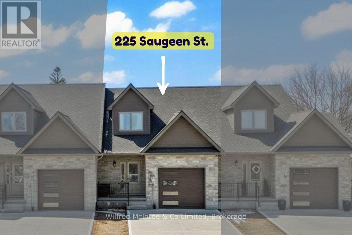2 bed 3 bath single family at 225 SAUGEEN STREET — $614,900
