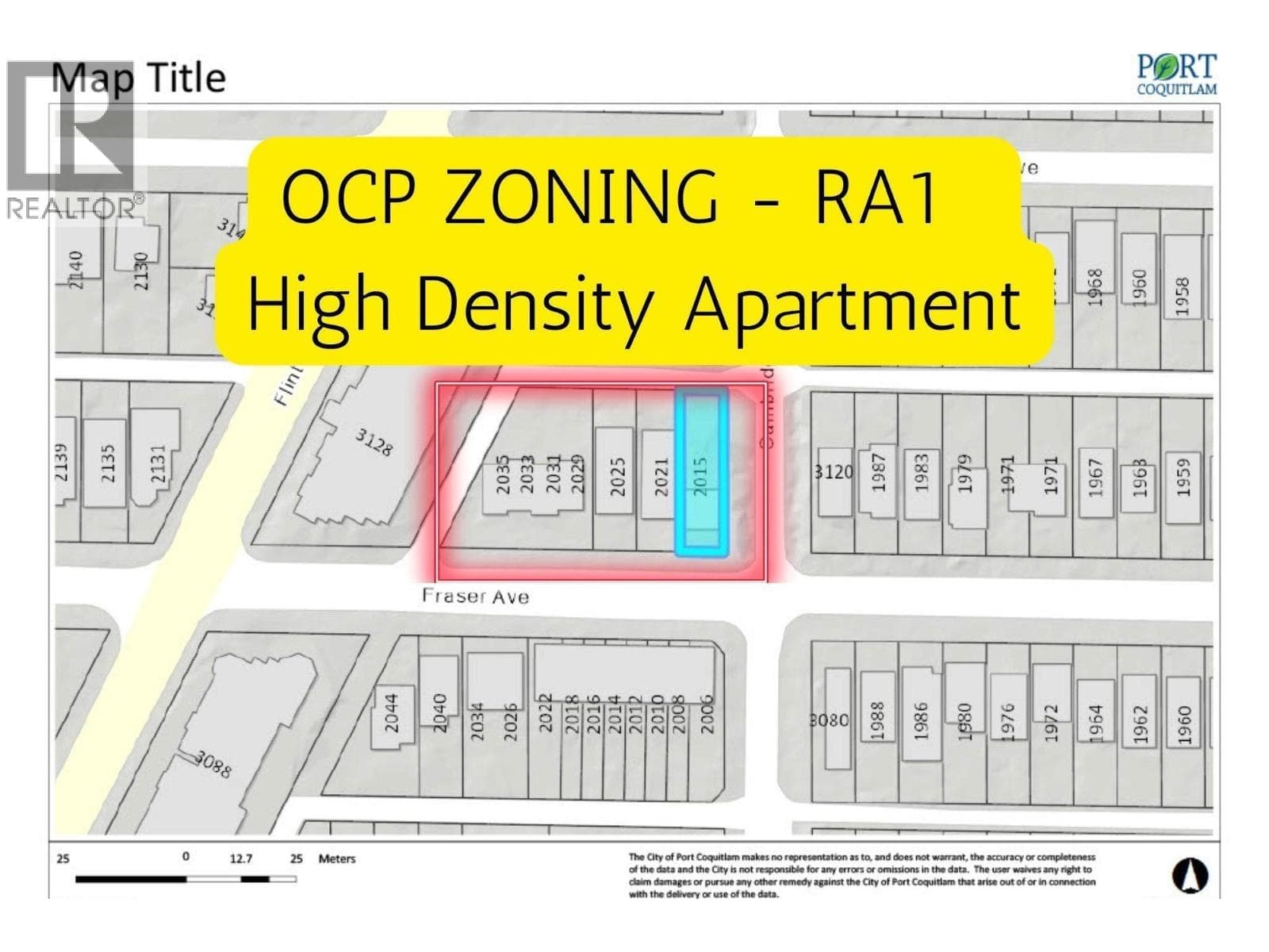 3 bed 2 bath single family at 2015 FRASER AVENUE — $1,299,800