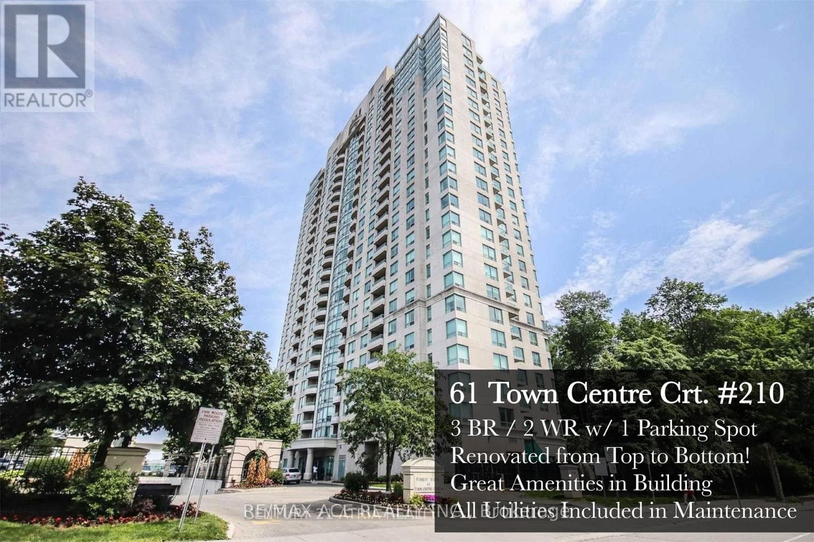 3 bed 2 bath single family at 210 - 61 TOWN CENTRE COURT — $624,900