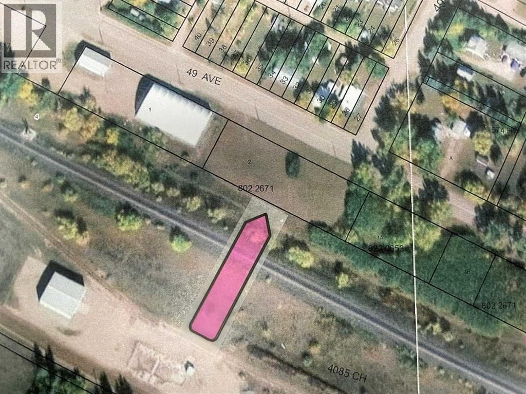 vacant land at 4927 49 Avenue — $19,900