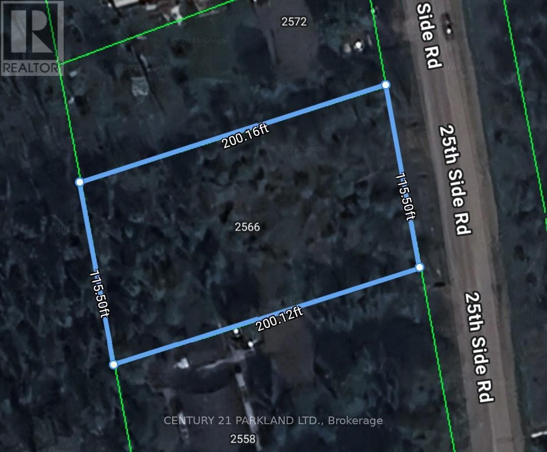 vacant land at 2558 25TH SIDE ROAD — $349,900