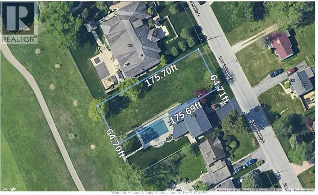 vacant land at 4059 ROSELAND DRIVE East — $599,933