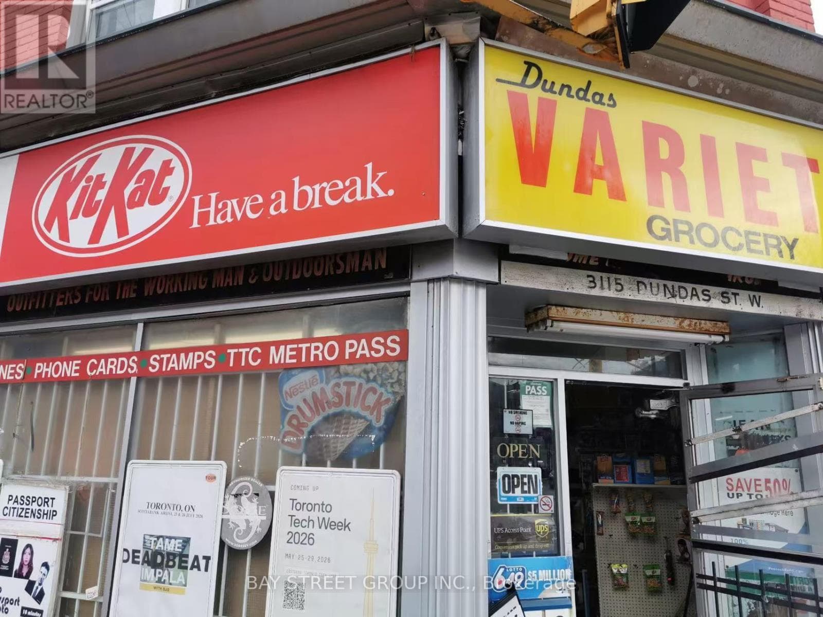 business at 3115 DUNDAS STREET W — $138,000