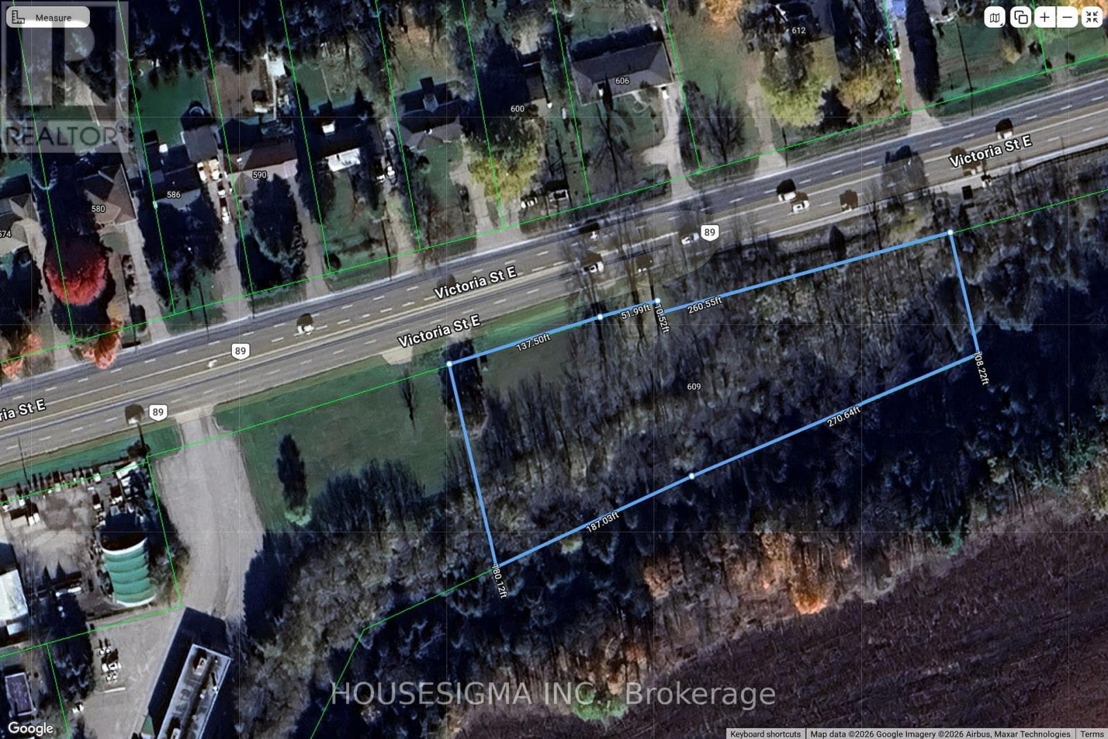 vacant land at 609 VICTORIA STREET E — $1,999,900
