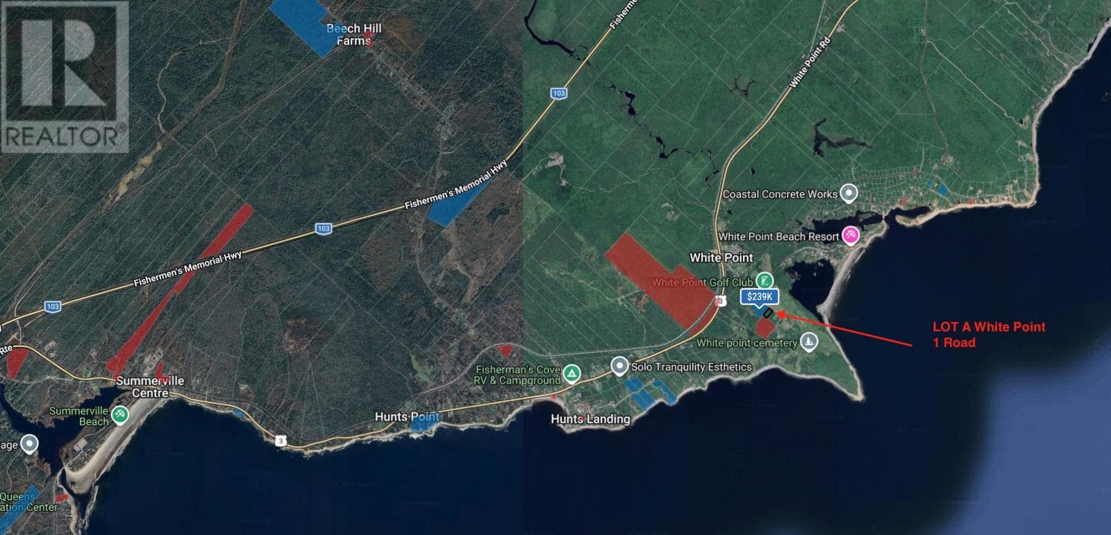 vacant land at Lot White Point 1 Road — $54,900