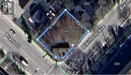vacant land at 685 BRANT STREET — $1,599,000