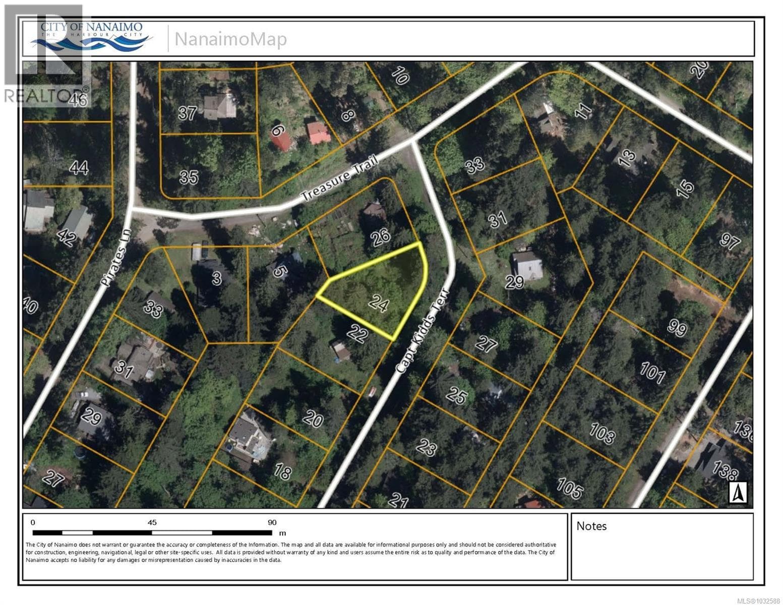 vacant land at 24 Captain Kidds Terr — $215,000