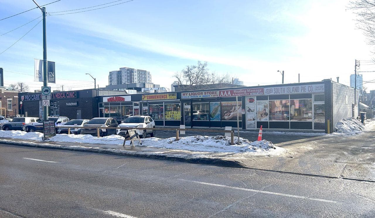 retail at 12405  107 Avenue — $0