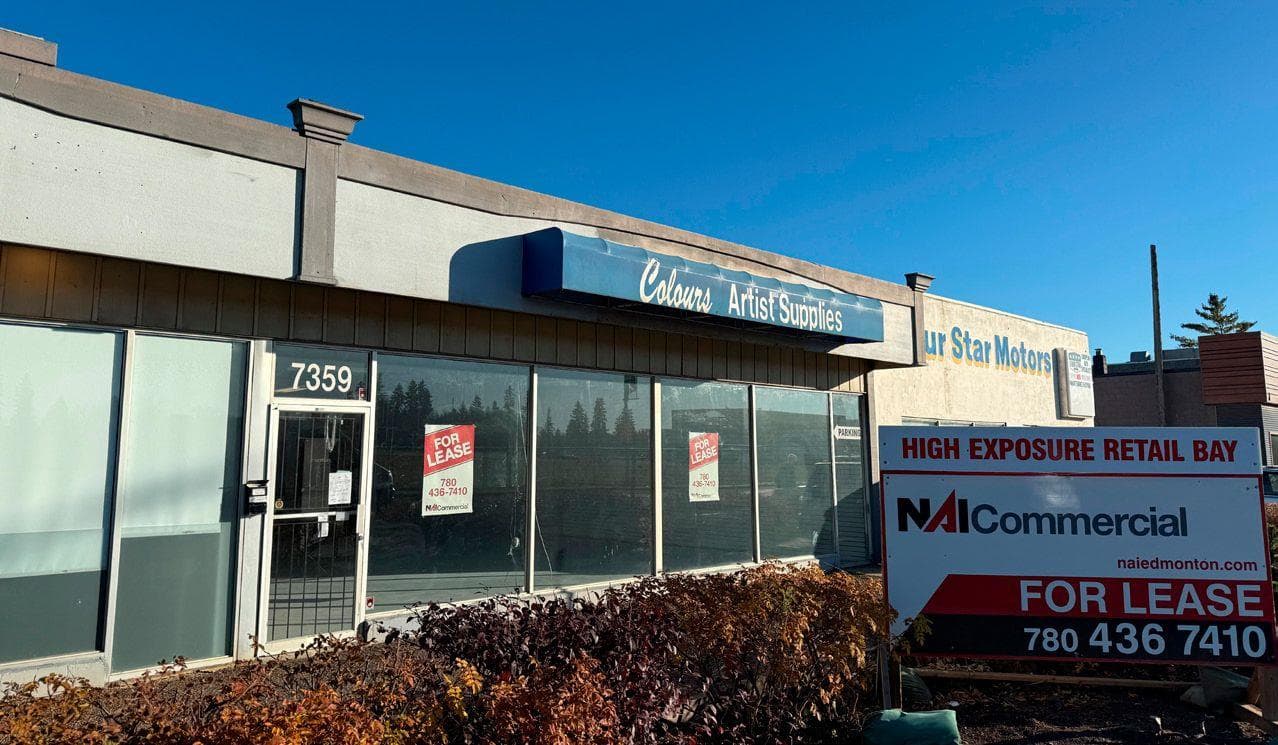 retail at 7359  104 Street — $0