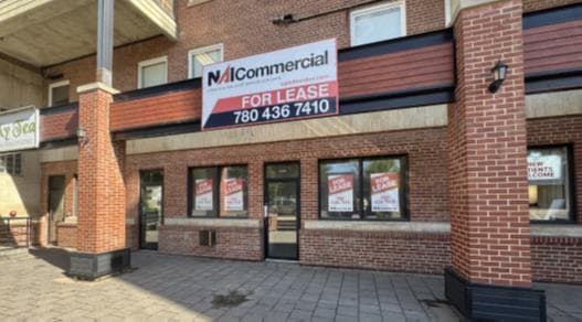retail at 10724  82 Avenue — $0