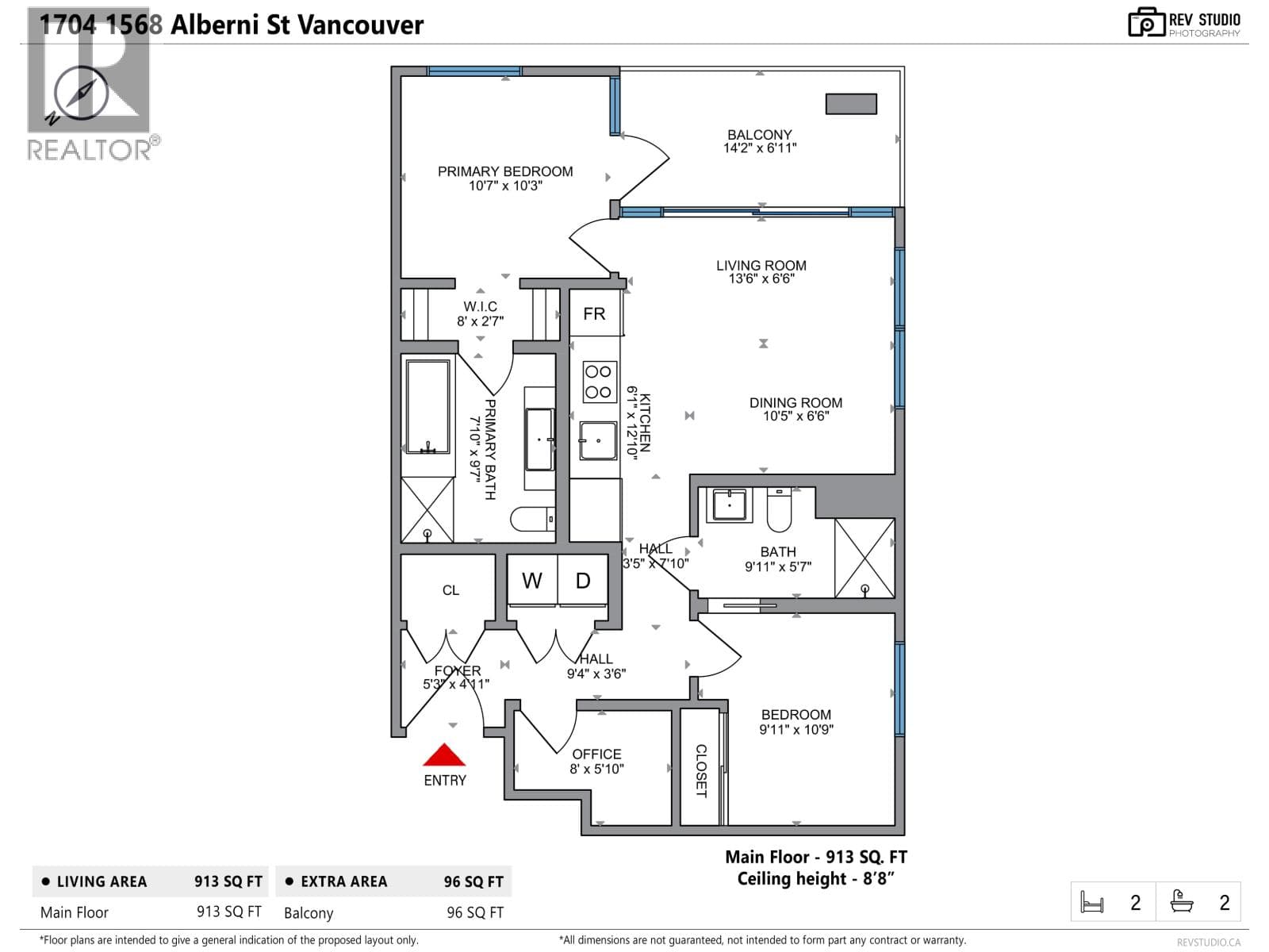 1704 1568 ALBERNI STREET photo 2