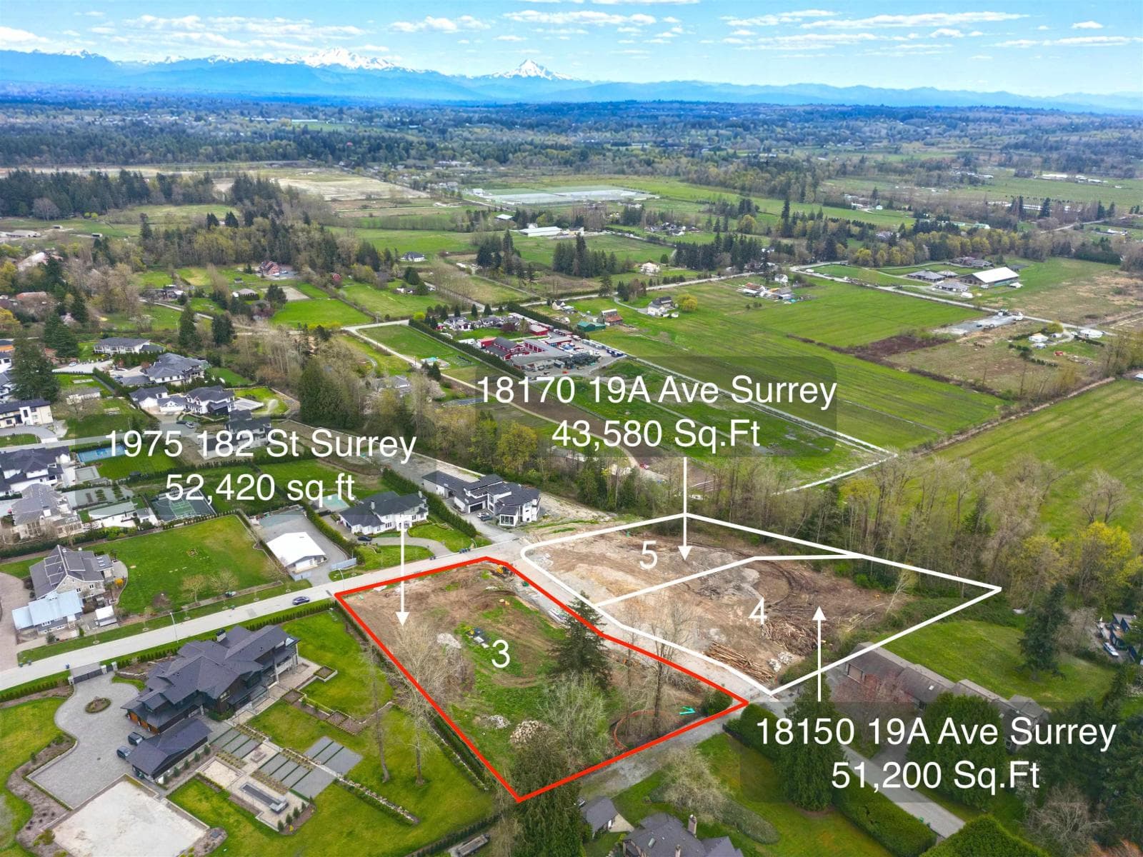 vacant land at 1975 182 STREET — $2,497,000