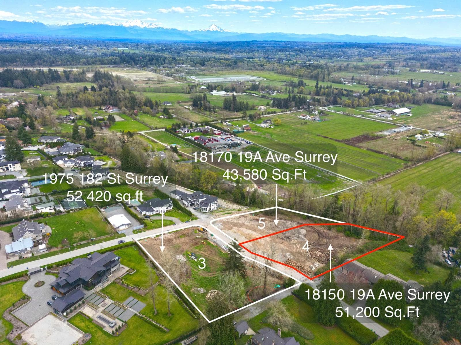 vacant land at 18150 19A AVENUE — $2,375,000