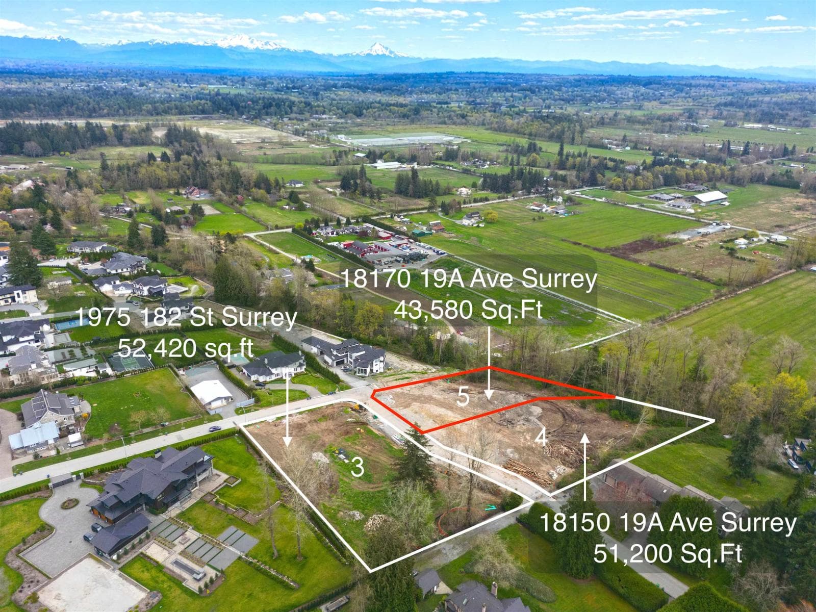 vacant land at 18170 19A AVENUE — $2,375,000