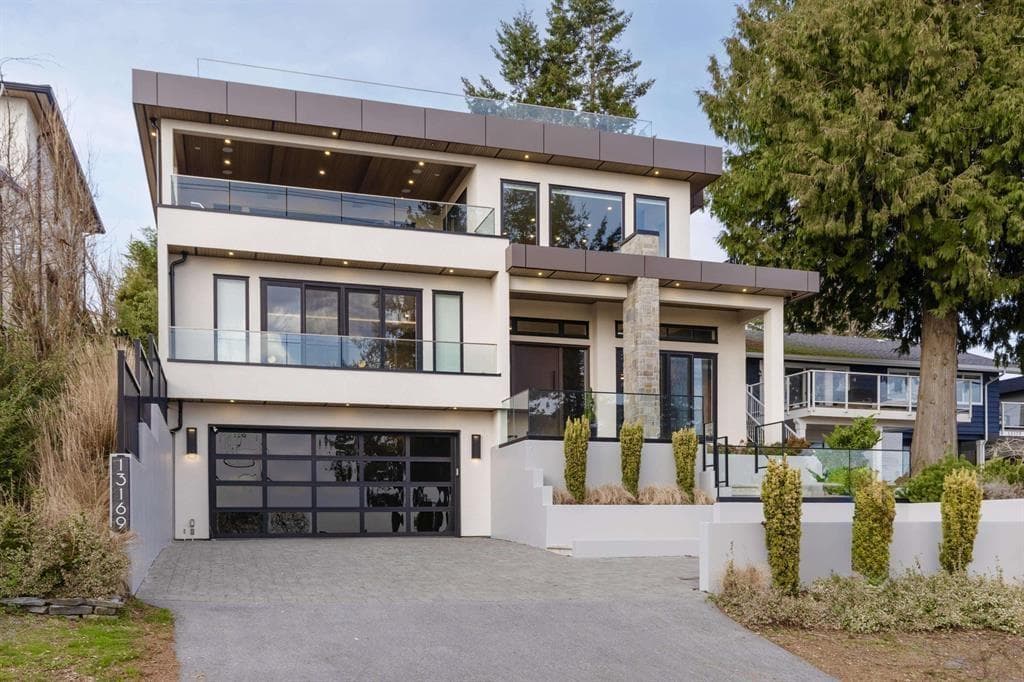 5 bed 7 bath single family at 13169 MARINE DRIVE — $3,480,000
