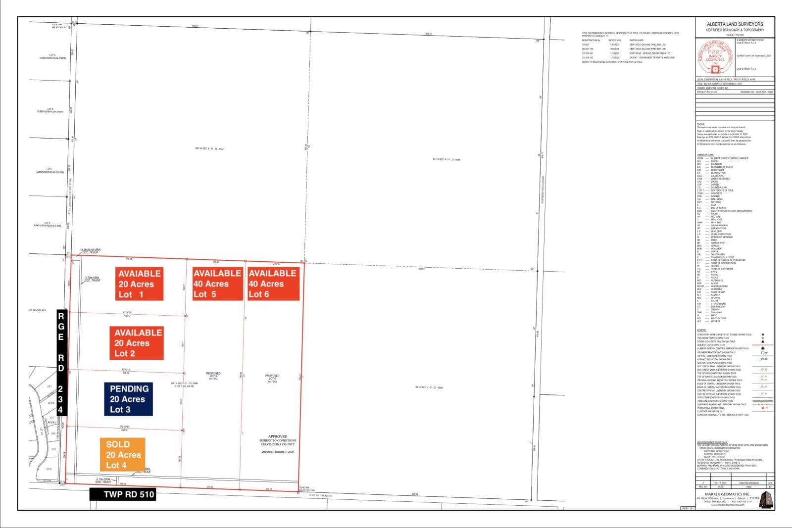 vacant land at 73 Ave SW — $790,000