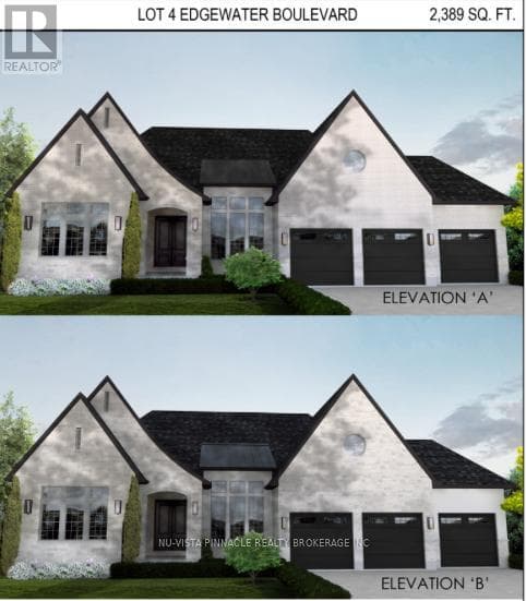 2 bed 5 bath single family at LOT 4 EDGEWATER BOULEVARD — $2,099,900