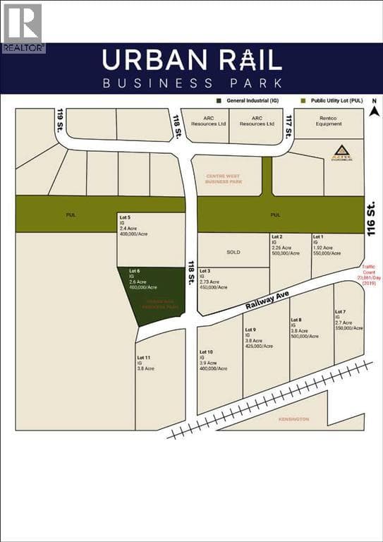 vacant land at Lot 6 118 Street — $1,068,000