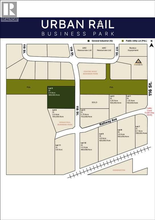 vacant land at Lot 5 118 Street — $968,000