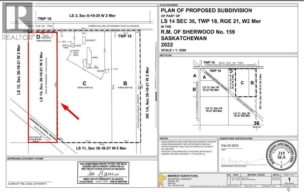 RM of Sherwood lot (8.48Acres) — photo 3