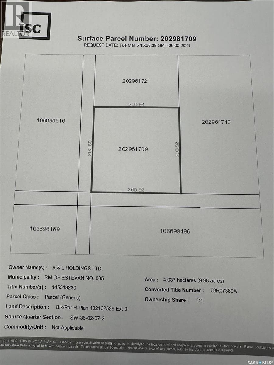 Block H Rural Address