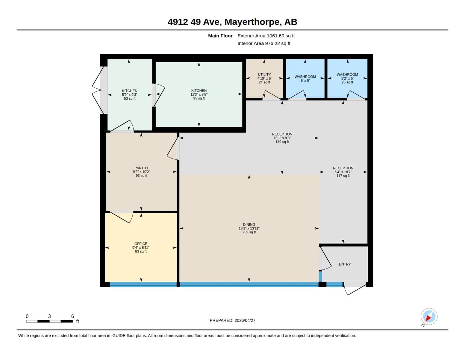 retail at 4912 49 Ave — $150,000